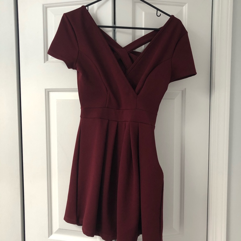Maroon Formal dress